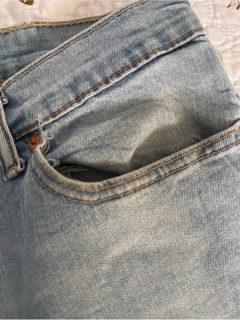 Levi's Light Blue Slim Straight Jeans